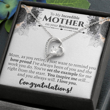 Mother Retirement Forever Love Necklace - Love You This Much